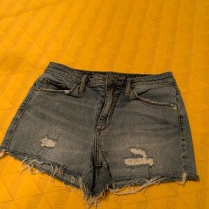 Universal Thread Blue Distressed Jean Shorts